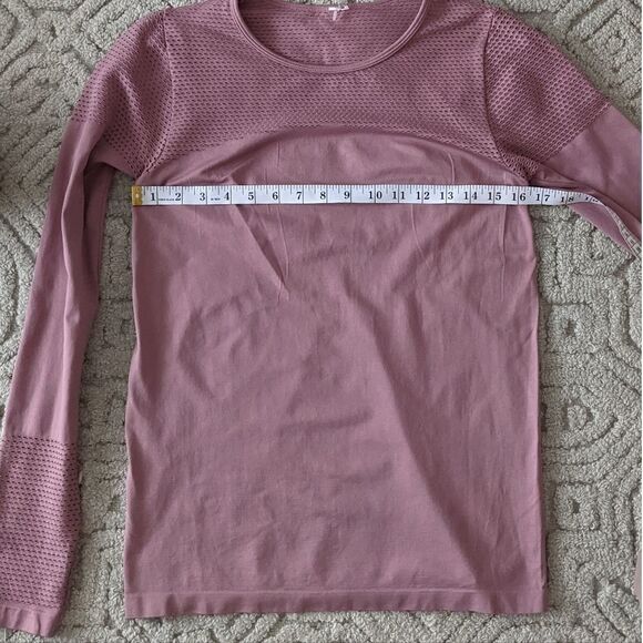 Fabletics musetta workout performance mesh shirt size Small @U - Picture 2 of 7